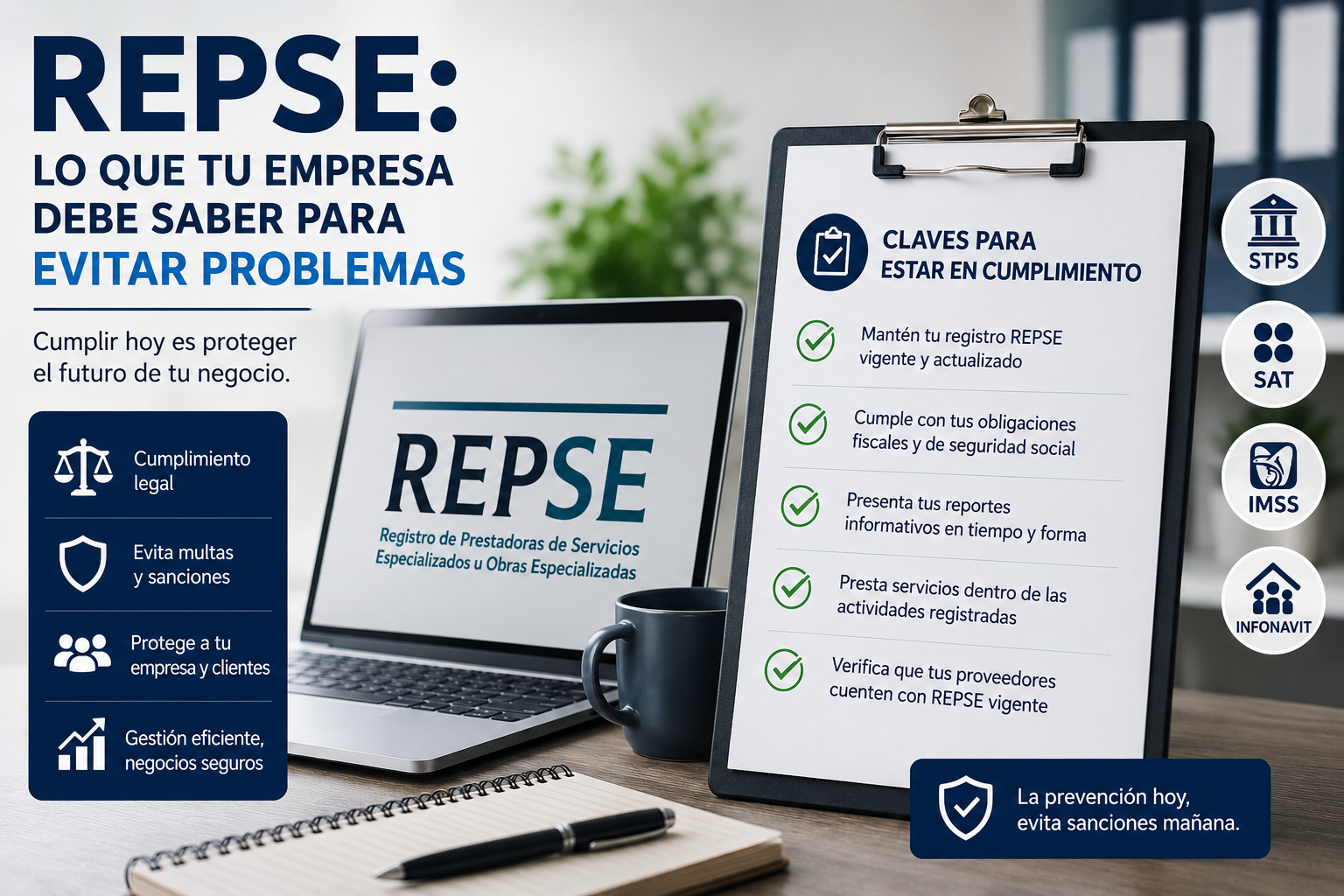 REPSE en México: Lo que toda empresa debe saber para evitar multas y problemas legales.